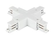 Connector X for 3 phase trak LUMICANTO white with feeding PRIME