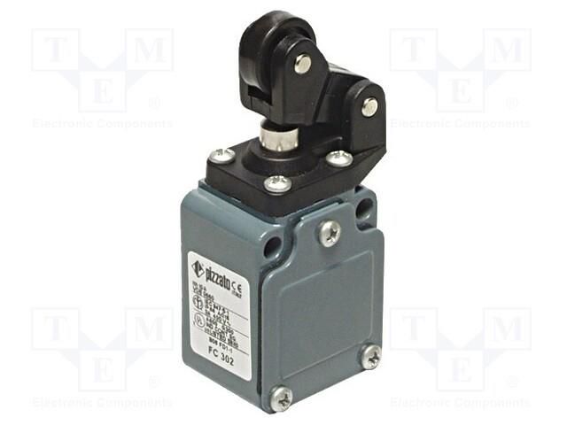 Pizzato Elettrica Limit Switch Plastic Roller Ø20mm No Nc 6a 400vac Pg11 Pizzato