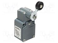 Limit switch; lever R 43mm, plastic roller Ø20mm; NO + NC; 6A PIZZATO ELETTRICA