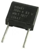 CAP, 0.1UF, 63VDC, FILM, TH