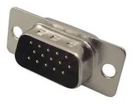 HD D SUB, PLUG, SOLDER CUP, 44WAY