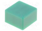 Button; push-in; 5.5mm; -25÷70°C; square; green; 9x9mm OMRON Electronic Components