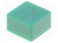 Button; push-in; 5.5mm; -25÷70°C; square; green; 9x9mm OMRON Electronic Components