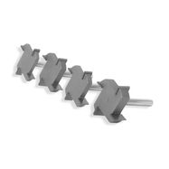 Set of 6-handle 4-edged T-shaped knife - 4 pcs. - Two Trees 110604415