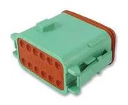 PLUG, DT, GREEN, C KEY, 12WAY