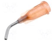 Needle: steel; 0.5"; Size: 15; bent at 45°; 1.37mm; polypropylene FISNAR