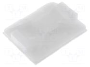 Holder; screw,self-adhesive; polyamide; UL94V-2; natural; C: 5.8mm FIX&FASTEN