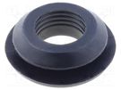 Grommet; Ømount.hole: 11.5mm; Øhole: 8.8mm; silicone; black FIX&FASTEN