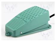 Switch: foot; Stabl.pos: 2; SPST-NO; 6A/250VAC; Leads: cables; 1m TEND