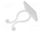 Cable clips; ØBundle : 13.2mm; polyamide; natural; UL94V-2 FIX&FASTEN