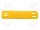 Identification tags; 15mm; 65mm; yellow; TT430; -40÷90°C HELLERMANNTYTON