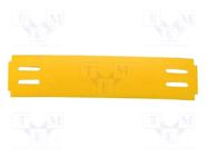 Identification tags; 15mm; 65mm; yellow; -40÷90°C HELLERMANNTYTON