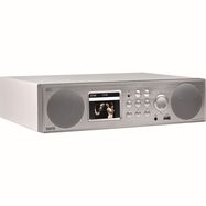 DABMAN i450 Hybrid Stereo Radio DAB+ / FM / Internet /Bluetooth White-Silver
