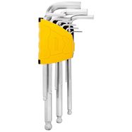 Long Hex Key Sets 1.5-10mm Deli Tools EDL3088 (silver), Deli Tools