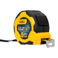 Steel Measuring Tape 5m/25mm Deli Tools EDL3797Y(yellow), Deli Tools