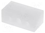 Insulating distance; polyamide; 5mm; natural; UL94V-2; TO220 FIX&FASTEN