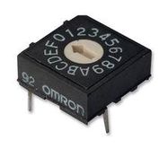 SWITCH, ROTARY,  SMD, 10 POS, 3X3, TOP