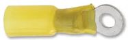 TERMINAL, RING TONGUE, 5/16", YEL, 10AWG