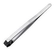 TWEEZER, FIBRE TIP, FLAT, 130MM