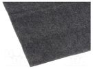Upholstery cloth; 1500x700x3mm; anthracite; self-adhesive 4CARMEDIA