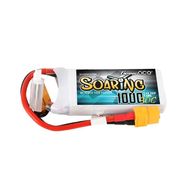 Battery Gens Ace Soaring 1000mAh 7.4V 30C 2S1P XT60, Gens ace