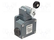 Limit switch; lever R 40mm, plastic roller Ø20mm; NO + NC; 10A PIZZATO ELETTRICA