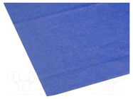 Acoustic cloth; 1400x700mm; blue 4CARMEDIA