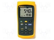 Meter: temperature; digital; LCD; -200÷1372°C; Resol: 0.1°C FLUKE