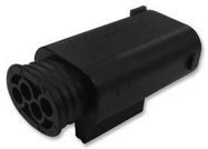 CONN HOUSING, PLUG, 4POS, 2.54MM