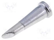 Tip; conical sloped; 2.4x4mm; sloped 60° WELLER