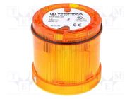 Module: light signaller; yellow; xenon arc lamp; 24VDC; IP65 WERMA