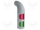 Signaller: signalling column; LED; red/green; 115÷230VAC; IP65 WERMA