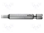 Screwdriver bit; hex key; HEX 1.5mm; Overall len: 50mm WIHA