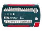 Kit: screwdriver bits; Phillips,Pozidriv®,slot,Torx®; 25mm; bag WIHA