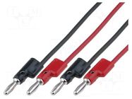 Test leads; Urated: 30V; Inom: 15A; Len: 0.9m; test leads x2 FLUKE