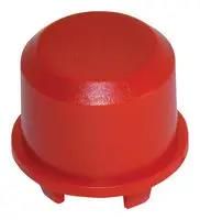 CAP, SWITCH, ROUND, 9.6MM, RED