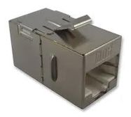 IN-LINE ADAPTER, RJ45 JACK-JACK, CAT6A