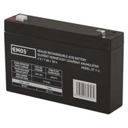 SLA battery 6V 7Ah faston 4,7 mm, EMOS