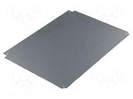 Front panel; aluminium; W: 300mm; L: 400mm; CAB; Wall thick: 1.5mm FIBOX