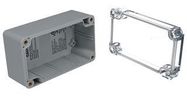 ENCLOSURE, WALL MOUNT, PC, GREY/CLEAR