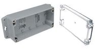 ENCLOSURE, WALL MOUNT, PC, GREY/CLEAR