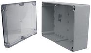 ENCLOSURE, WALL MOUNT, PC, GREY/CLEAR