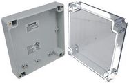 ENCLOSURE, WALL MOUNT, PC, GREY/CLEAR