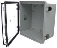 ENCLOSURE, MULTIPURPOSE, PC, GREY/CLEAR