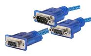 CAN Y-CBL, D-SUB 9P RCPT-RCPT/PLUG, 8.7"