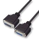 COMPUTER CABLE, SERIAL, BLACK, 4.572M