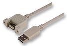 COMPUTER CABLE, USB, GREY, 5M