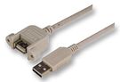 COMPUTER CABLE, USB, GREY, 0.5M