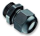 CABLE GLAND, PA6, 17.5MM, M25, BLACK