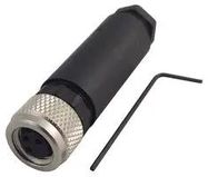 RECEPTACLE, M8, PLUSCON, 3 WAY